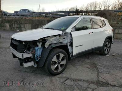 2017 Jeep COMPASS Latitude, white — VIN 3C4NJDBB0HT665116, Copart