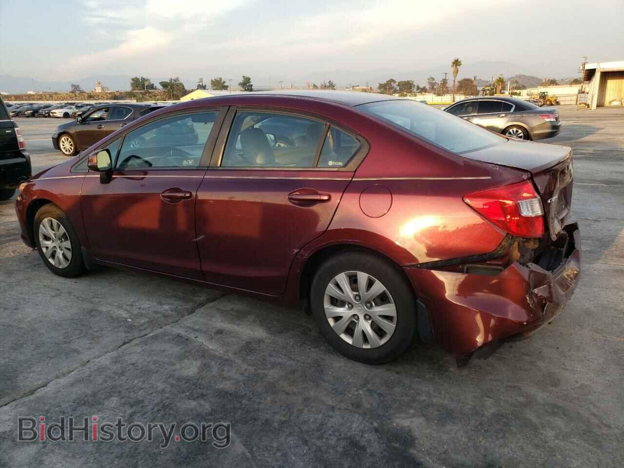 2012 HONDA CIVIC - VIN: 2HGFB2F52CH529969 - Фото 2