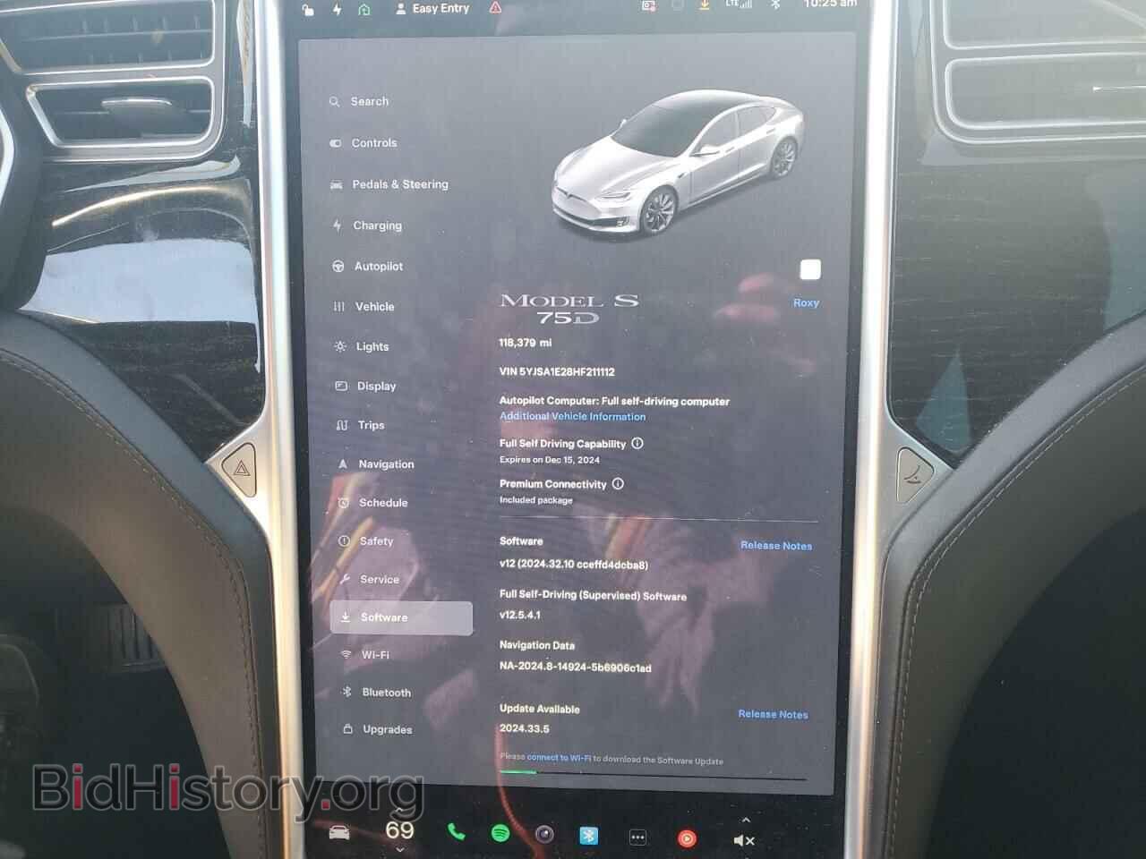 2017 TESLA MODEL S - VIN: 5YJSA1E28HF211112 - Photo 9