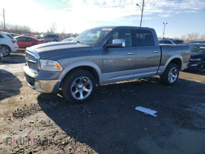 2013 RAM 1500 1500 Laram, серый — VIN 1C6RR7NT8DS606771, Copart