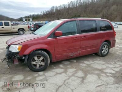 2011 Dodge CARAVAN CREW, темно-бордовый — VIN 2D4RN5DG3BR678587, Copart