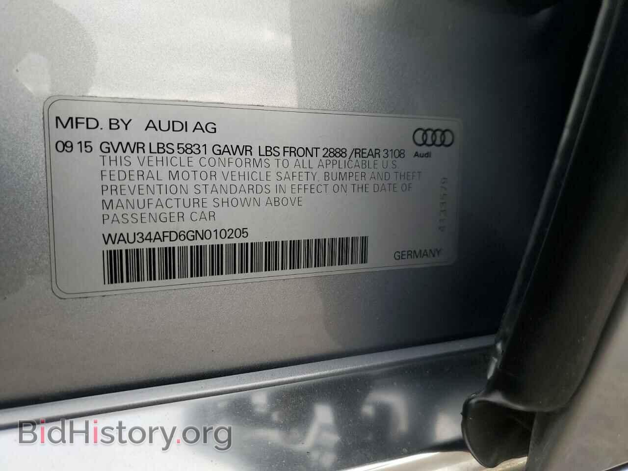2016 AUDI A8 - VIN: WAU34AFD6GN010205 - Photo 13