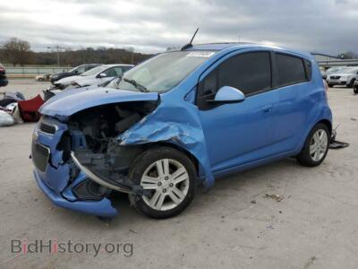 2015 Chevrolet SPARK LS, blue — VIN KL8CB6S94FC711089, Copart