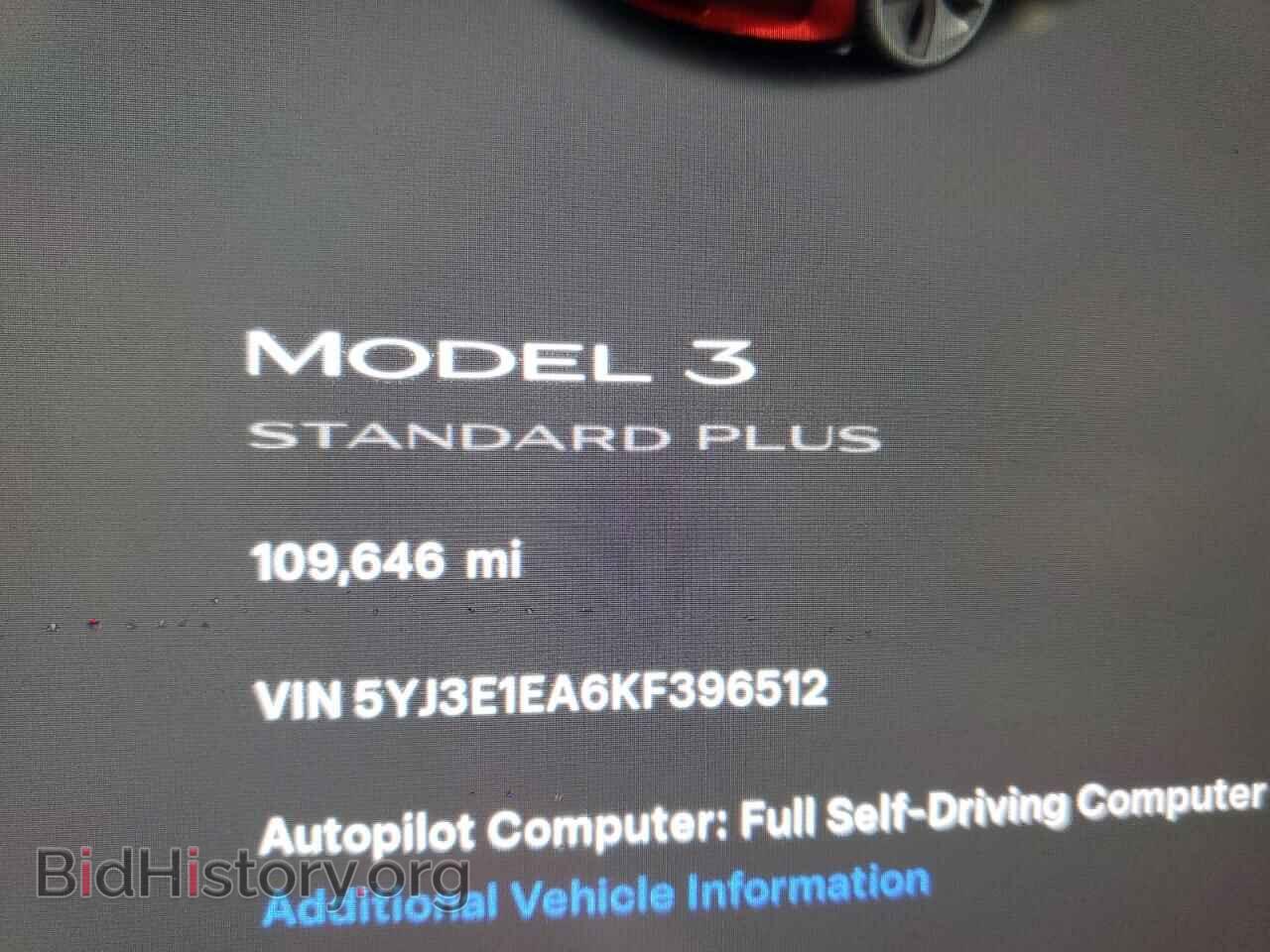 2019 TESLA MODEL 3 - VIN: 5YJ3E1EA6KF396512 - Фото 9