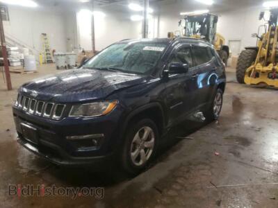 2020 Jeep COMPASS Latitude, синий — VIN 3C4NJDBB3LT160924, Copart