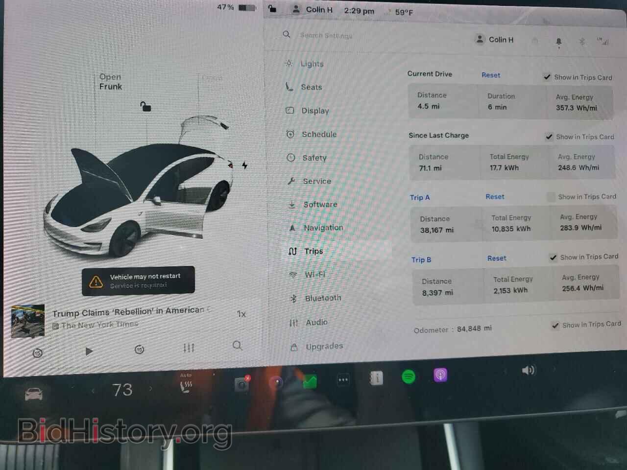 2018 TESLA MODEL 3 - VIN: 5YJ3E1EBXJF128828 - Фото 9