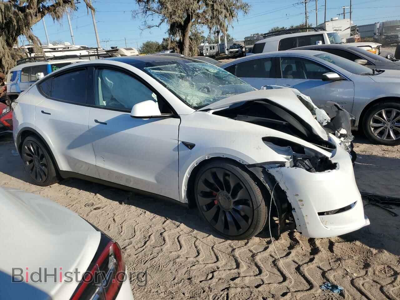 2024 TESLA MODEL Y - VIN: 7SAYGDEF2RA323645 - Фото 4