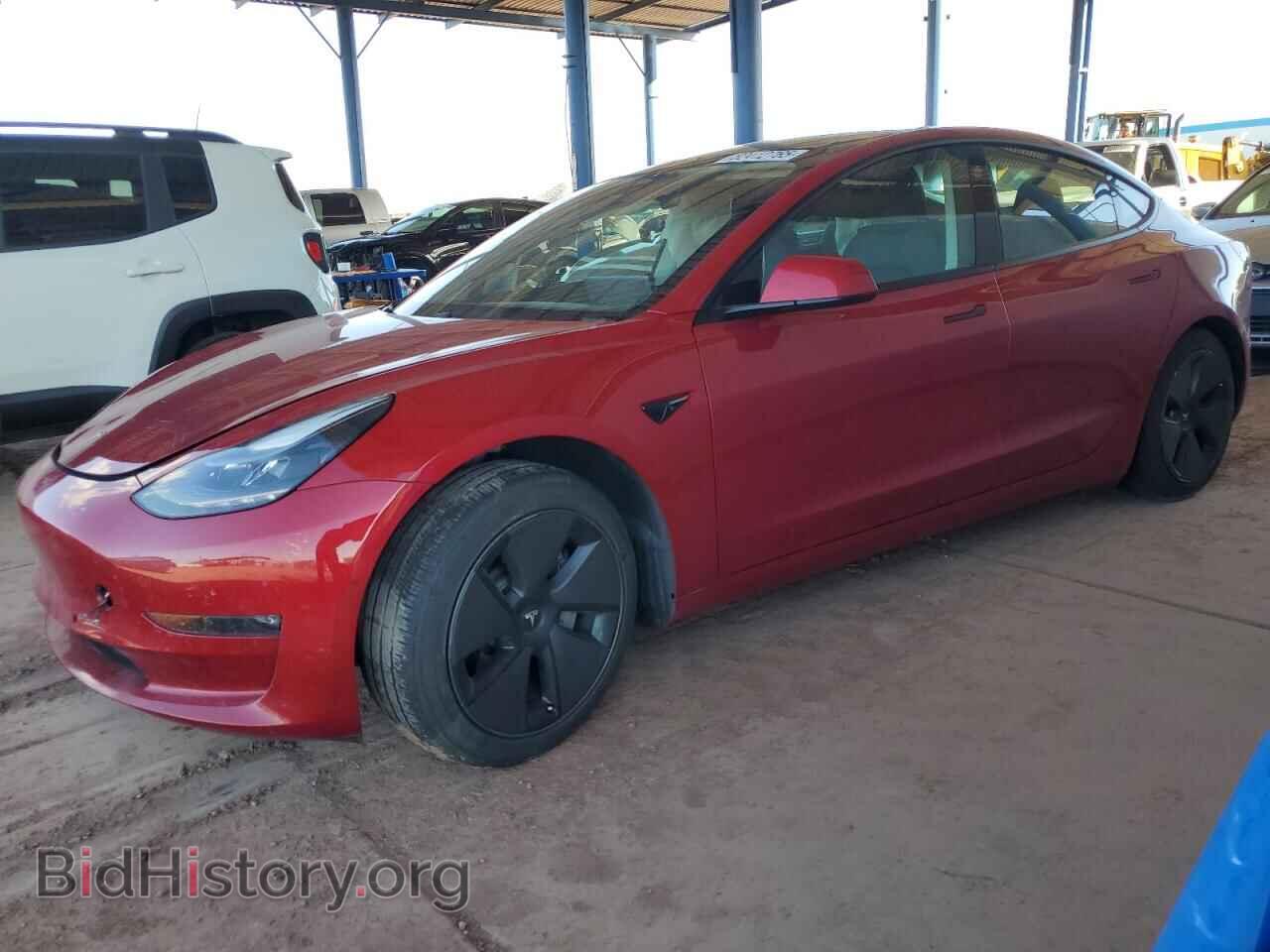 Photo 5YJ3E1EB1MF938224 - TESLA MODEL 3 2021