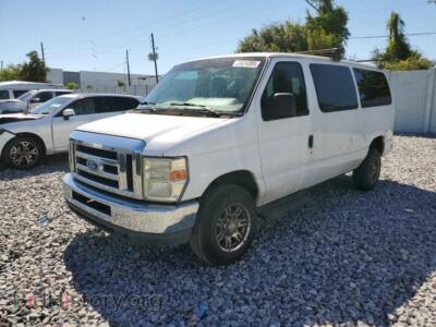 2009 Ford ALL MODELS E350 Super Duty Wagon, белый — VIN 1FBNE31L89DA55131, Copart