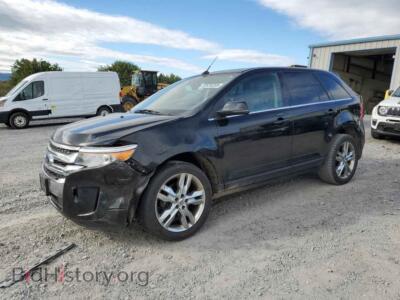 2013 Ford EDGE Limited, black — VIN 2FMDK4KC1DBA13110, Copart