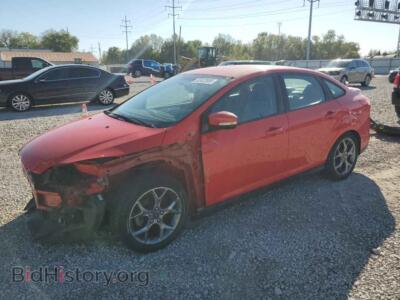 2014 Ford FOCUS SE, красный — VIN 1FADP3F26EL433695, Copart
