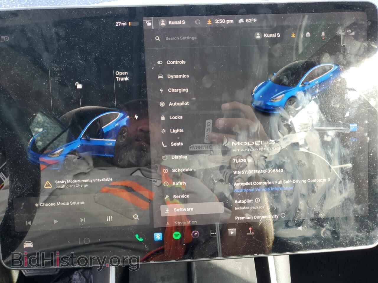 2019 TESLA MODEL 3 - VIN: 5YJ3E1EA1KF396840 - Photo 9