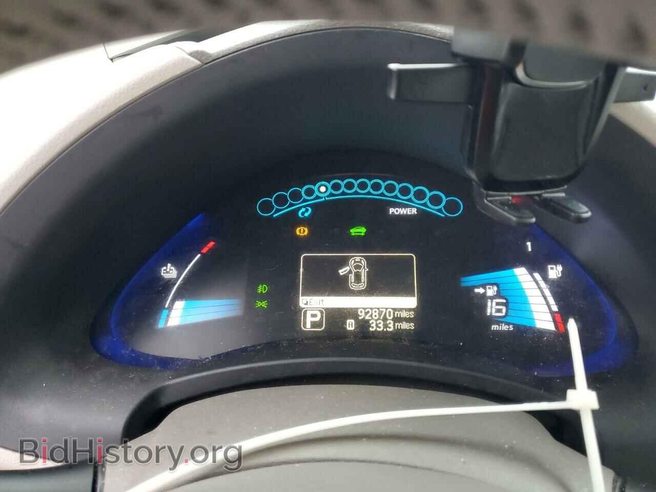 2012 NISSAN LEAF - VIN: JN1AZ0CP5CT025906 - Фото 9