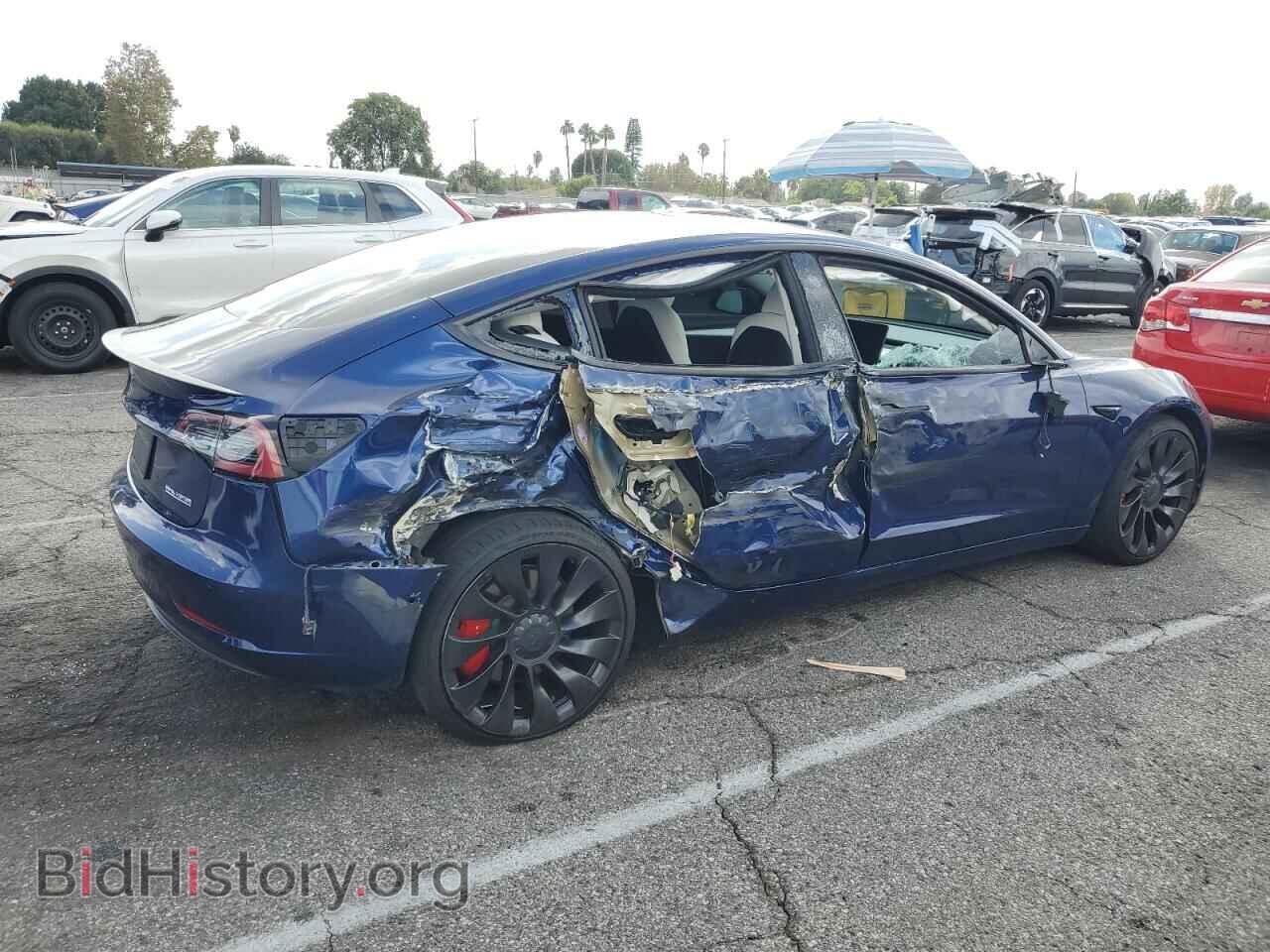 2022 TESLA MODEL 3 - VIN: 5YJ3E1EC1NF262111 - Фото 3