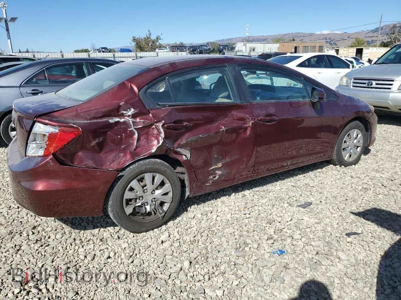 2012 HONDA CIVIC - VIN: 19XFB2F53CE347742 - Фото 3