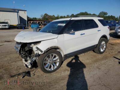 2013 Ford EXPLORER XLT, белый — VIN 1FM5K7D87DGB75802, Copart