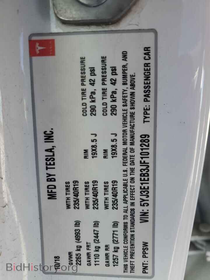 2018 TESLA MODEL 3 - VIN: 5YJ3E1EB3JF101289 - Photo 13