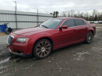 2014 Chrysler 300 S, бордовый — VIN 2C3CCABG9EH119015, Copart