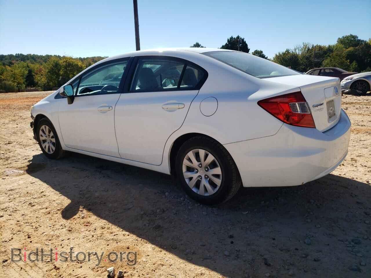 2012 HONDA CIVIC - VIN: 2HGFB2F54CH326582 - Фото 2