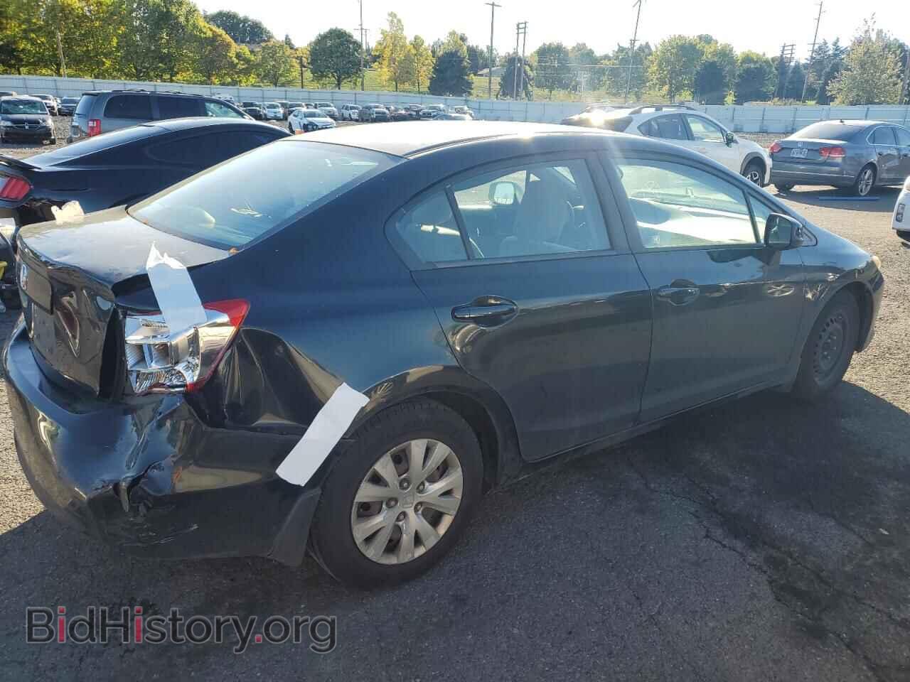 2012 HONDA CIVIC - VIN: 19XFB2F56CE345239 - Фото 3