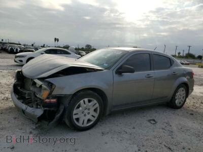 2013 Dodge AVENGER SE, серый — VIN 1C3CDZAB2DN731208, Copart