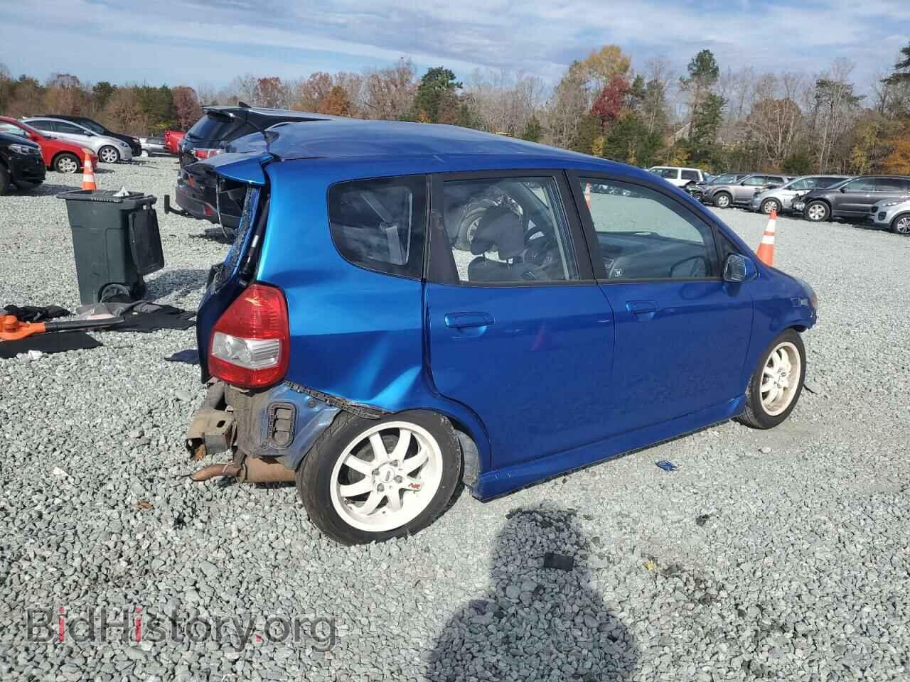 2007 HONDA FIT - VIN: JHMGD37657S036987 - Фото 3