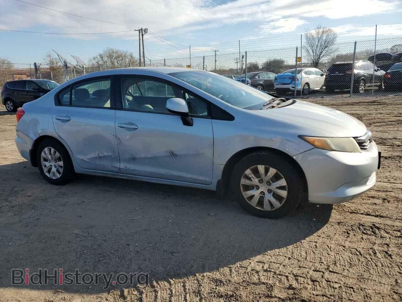2012 HONDA CIVIC - VIN: 2HGFB2F57CH501620 - Фото 4