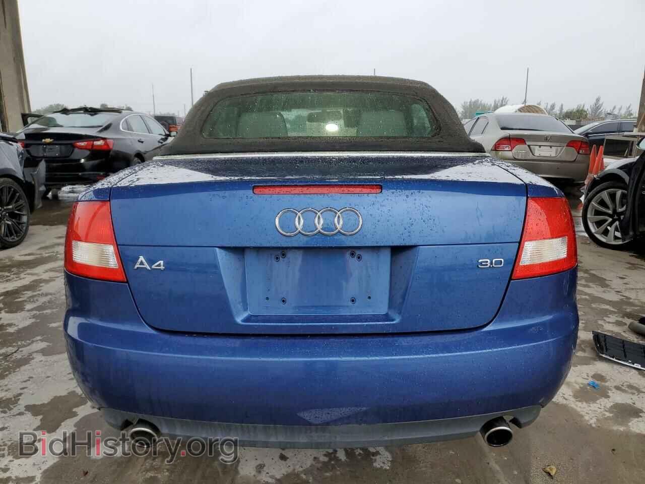 2005 AUDI A4 - VIN: WAUDT48H55K011661 - Фото 6