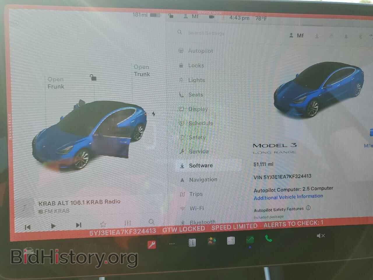 2019 TESLA MODEL 3 - VIN: 5YJ3E1EA7KF324413 - Фото 9