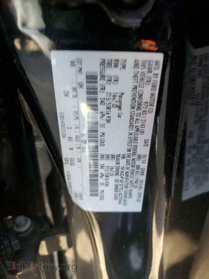 2014 FORD FOCUS - VIN: 1FADP3F27EL427064 - Фото 12