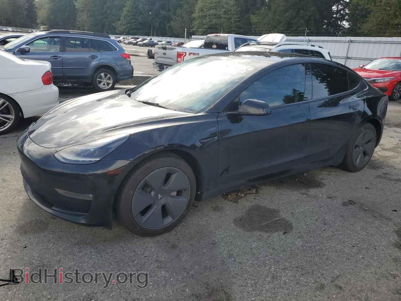 Photo 5YJ3E1EB5NF352059 - TESLA MODEL 3 2022