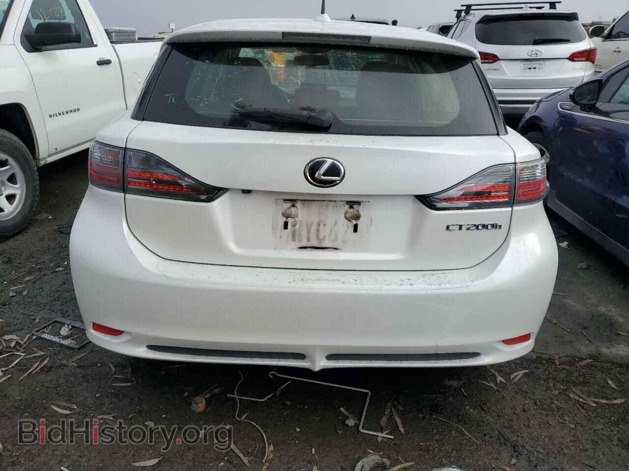 2012 LEXUS CT 200 - VIN: JTHKD5BH0C2106095 - Фото 6