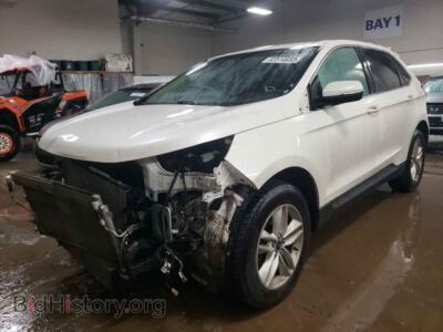 2016 Ford EDGE SEL, белый — VIN 2FMPK4J94GBB55135, Copart