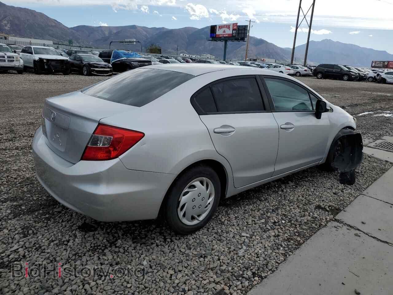 2012 HONDA CIVIC - VIN: 2HGFB2F57CH319593 - Фото 3