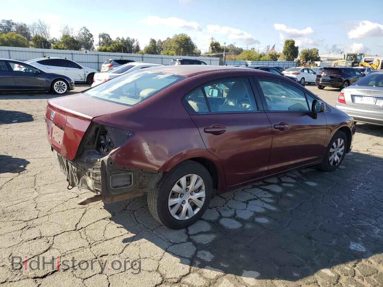 2012 HONDA CIVIC - VIN: 2HGFB2F59CH552908 - Фото 3