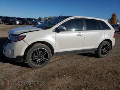 2013 Ford EDGE SEL, белый — VIN 2FMDK4JC1DBC59544, Copart