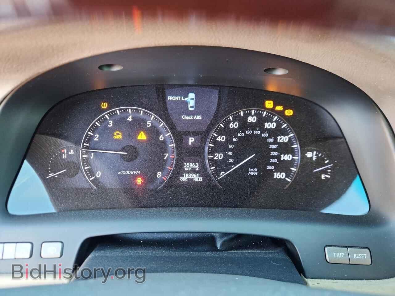 2007 LEXUS LS460 - VIN: JTHBL46F975028703 - Фото 9