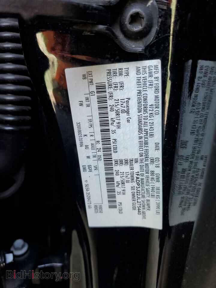 2018 FORD FOCUS - VIN: 1FADP3J22JL275440 - Фото 12