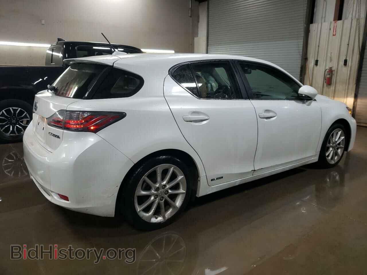 2012 LEXUS CT 200 - VIN: JTHKD5BH4C2104107 - Фото 3