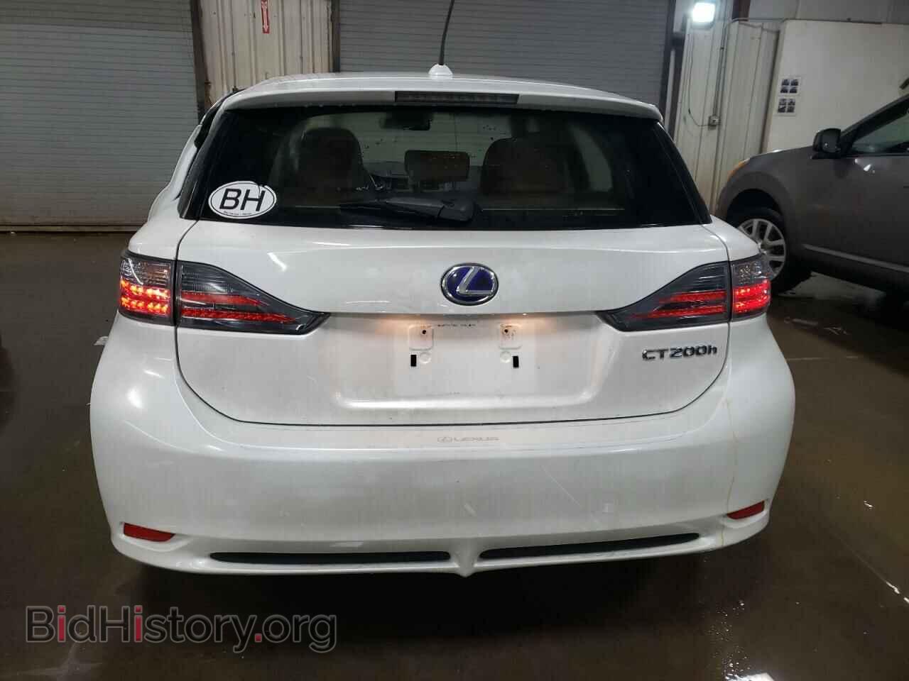 2012 LEXUS CT 200 - VIN: JTHKD5BH4C2104107 - Фото 6