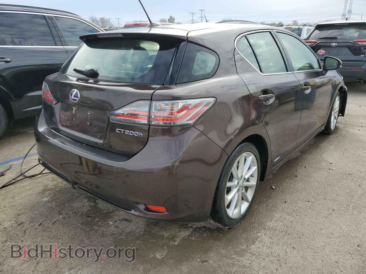 2012 LEXUS CT 200 - VIN: JTHKD5BH3C2048936 - Фото 3