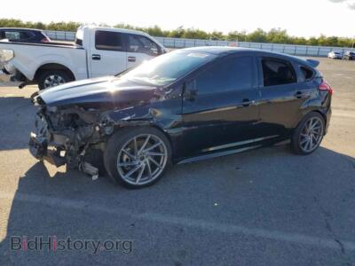2016 Ford FOCUS ST, черный — VIN 1FADP3L97GL258782, Copart