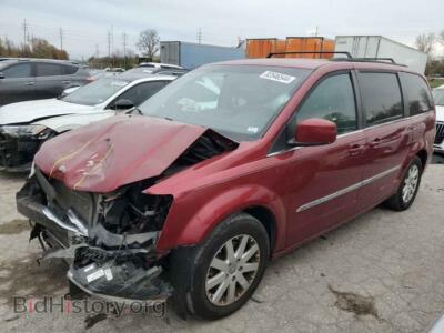 2015 Chrysler MINIVAN Touring, maroon — VIN 2C4RC1BG3FR620855, Copart