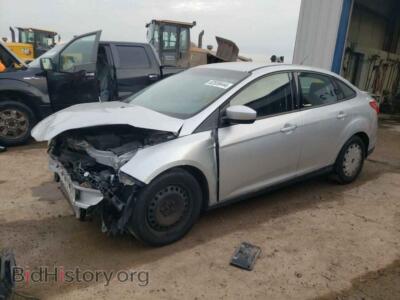 2012 Ford FOCUS SE, silver — VIN 1FAHP3F23CL342009, Copart