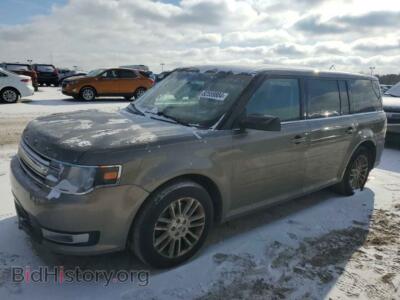 2014 Ford FLEX SEL, tan — VIN 2FMHK6C87EBD24677, Copart
