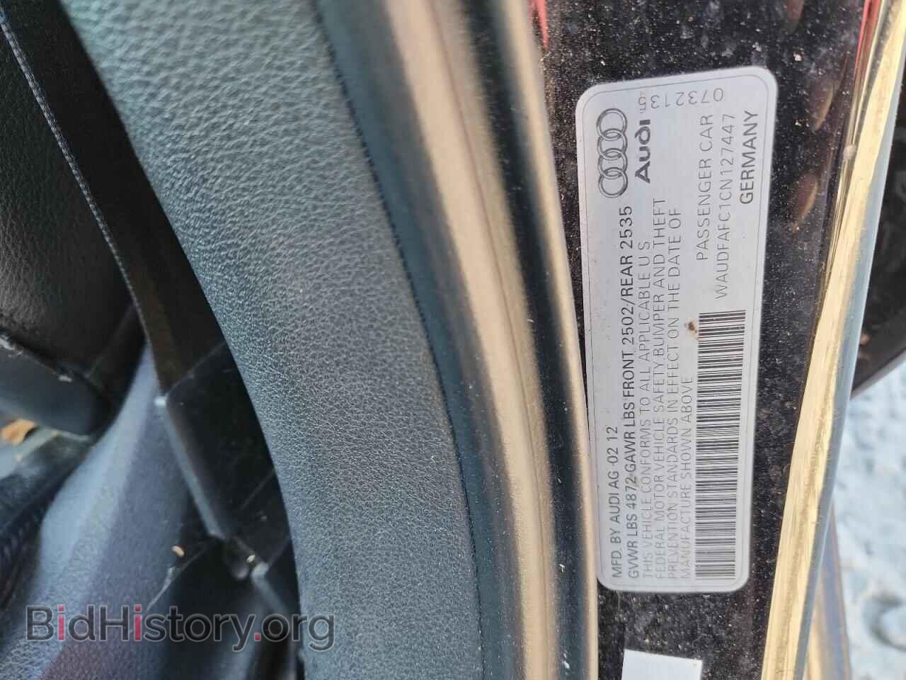 2012 AUDI A6 - VIN: WAUDFAFC1CN127447 - Photo 12