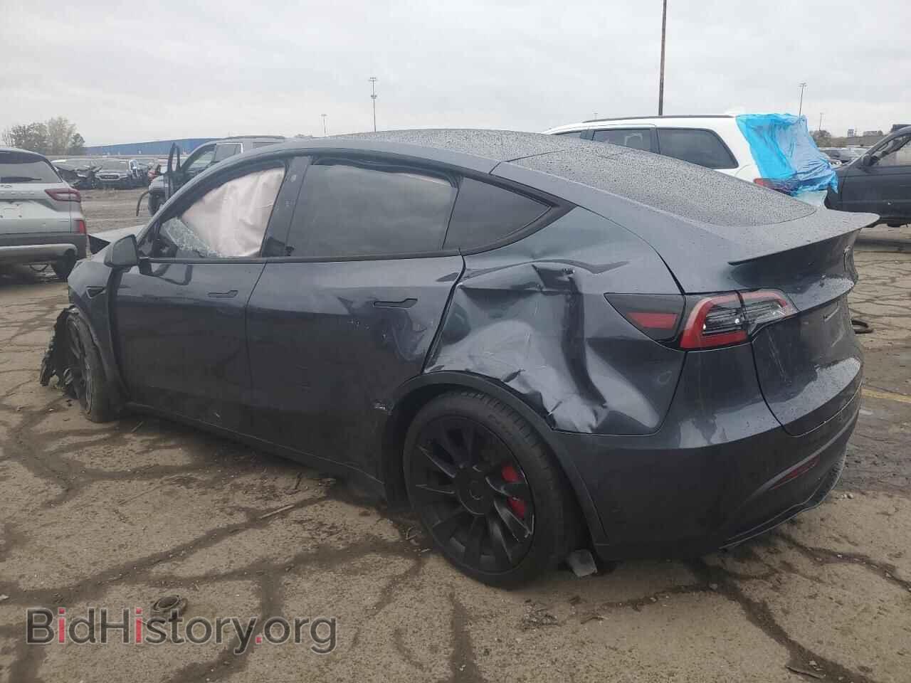 2022 TESLA MODEL Y - VIN: 7SAYGDEF6NF550897 - Фото 2