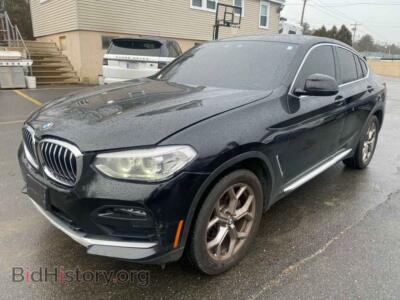2020 BMW X4 XDRIVE30I, black — VIN 5UX2V1C02LLZ32729, Copart