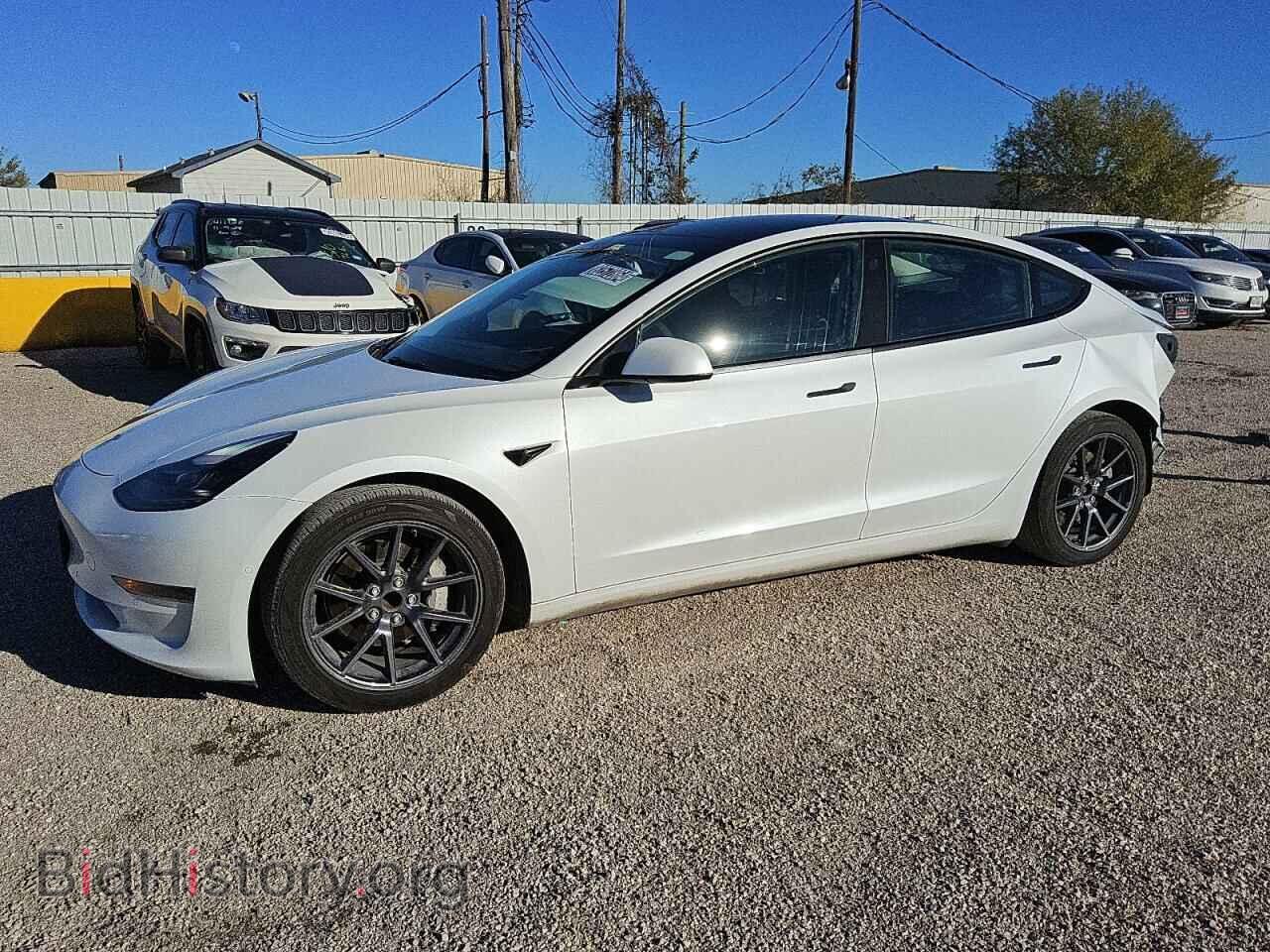 Photo 5YJ3E1EA6NF189400 - TESLA MODEL 3 2022