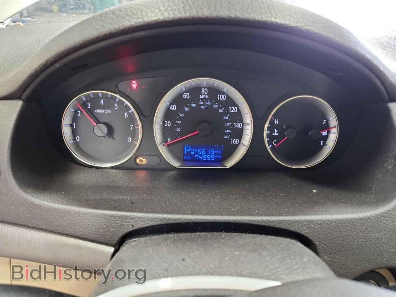 2009 HYUNDAI SONATA - VIN: 5NPET46C19H542505 - Фото 9